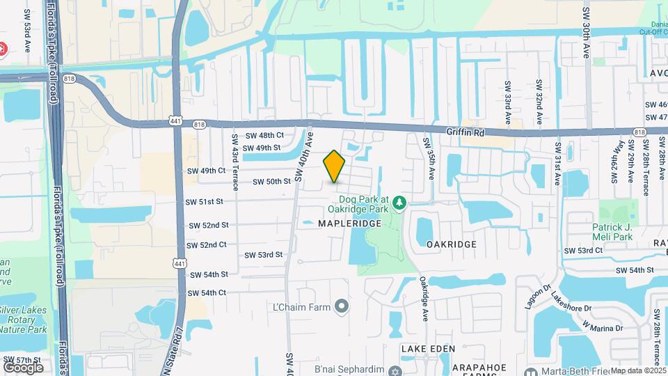 5076 SW 38th Way Mapa y Detalles de la Ubicación