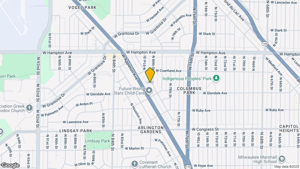8015 W Beckett Ave Map and Location Details