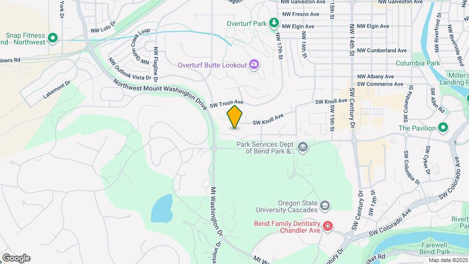 1924 SW Forest Ridge Ave Map and Location Details