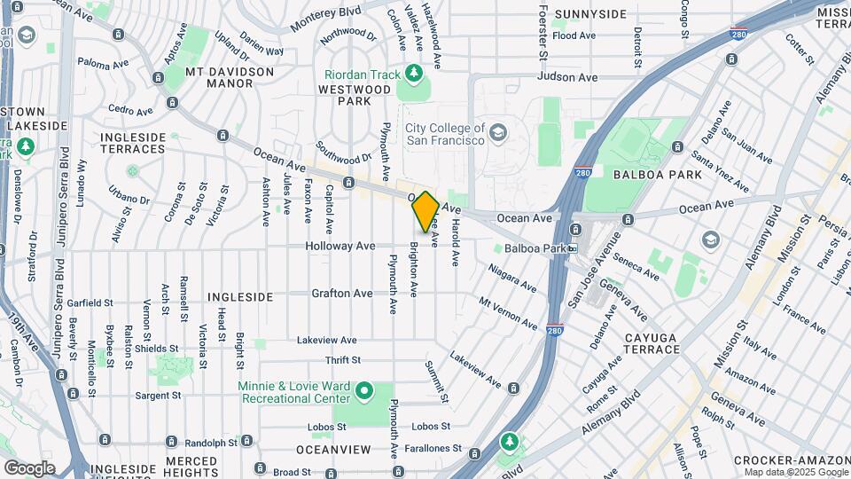 126 Holloway Ave, Unit 126 Map and Location Details
