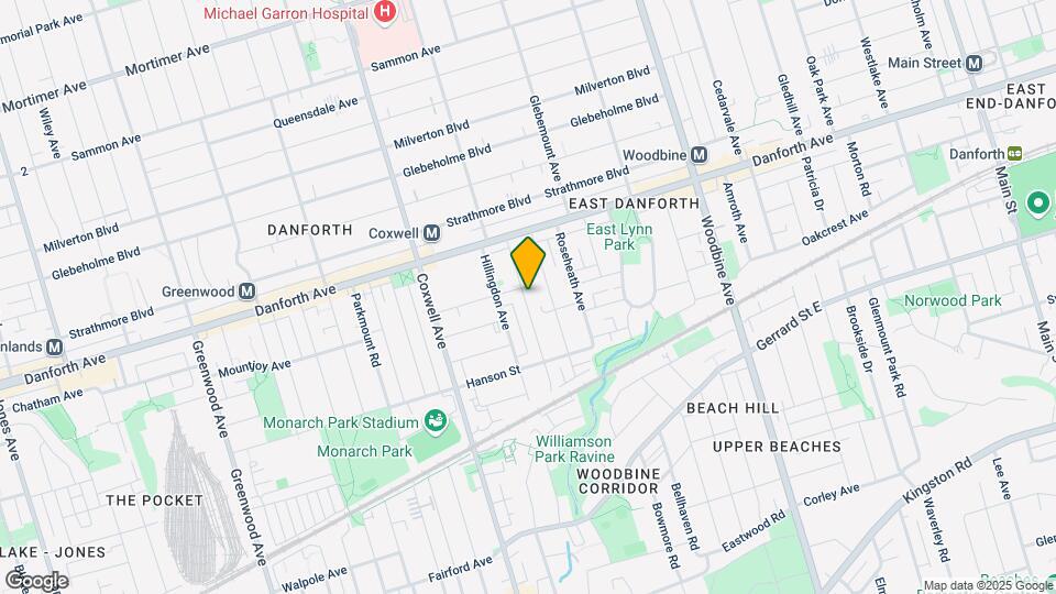 125 Drayton Ave Map and Location Details