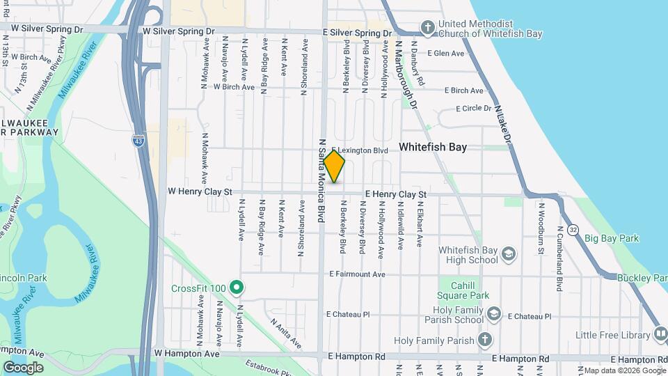 318 E Henry Clay St Mapa y Detalles de la Ubicación