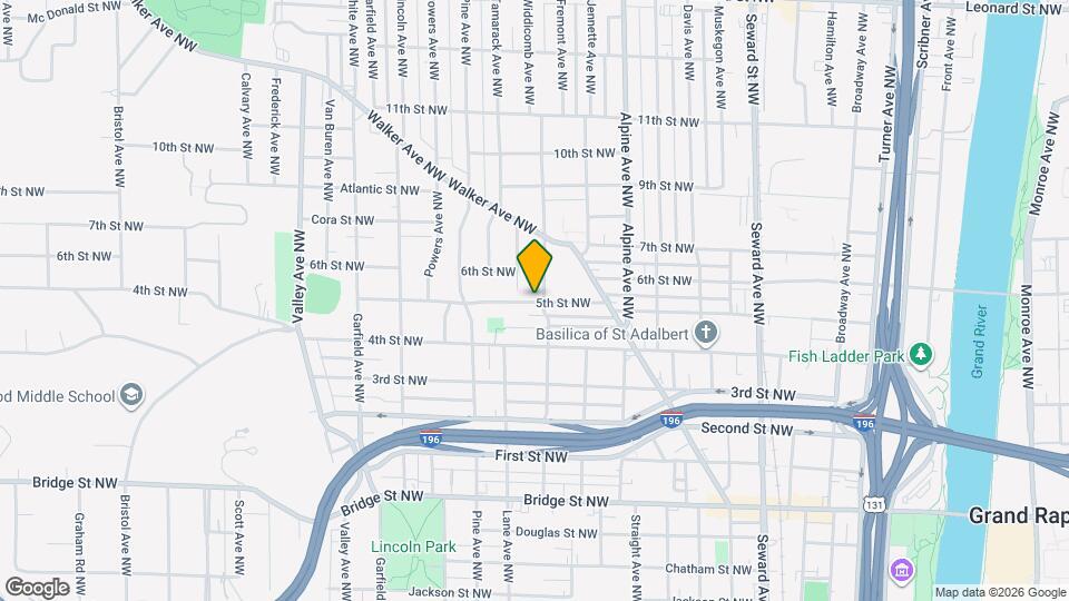 703 Fremont Ave NW Map and Location Details