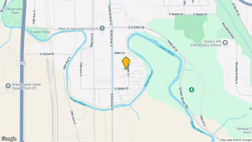 1601 Maple Ln Map and Location Details