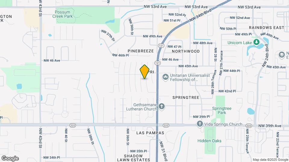 4332 NW 34th Dr Map and Location Details