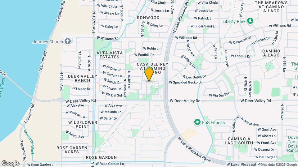 22075 N 103rd Ln Map and Location Details