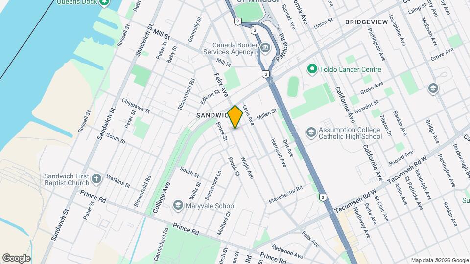 3243 Millen St Mapa y Detalles de la Ubicación