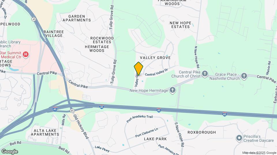 4228 Valley Grove Dr Map and Location Details