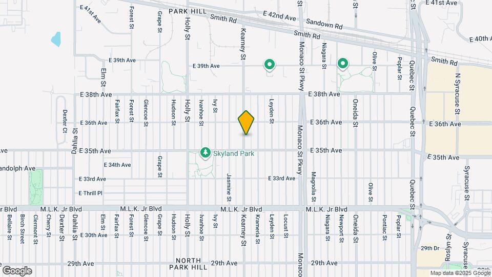 3538 Kearney St Mapa y Detalles de la Ubicación