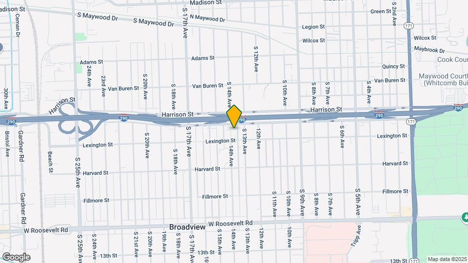 1817 S 14th Ave Map and Location Details
