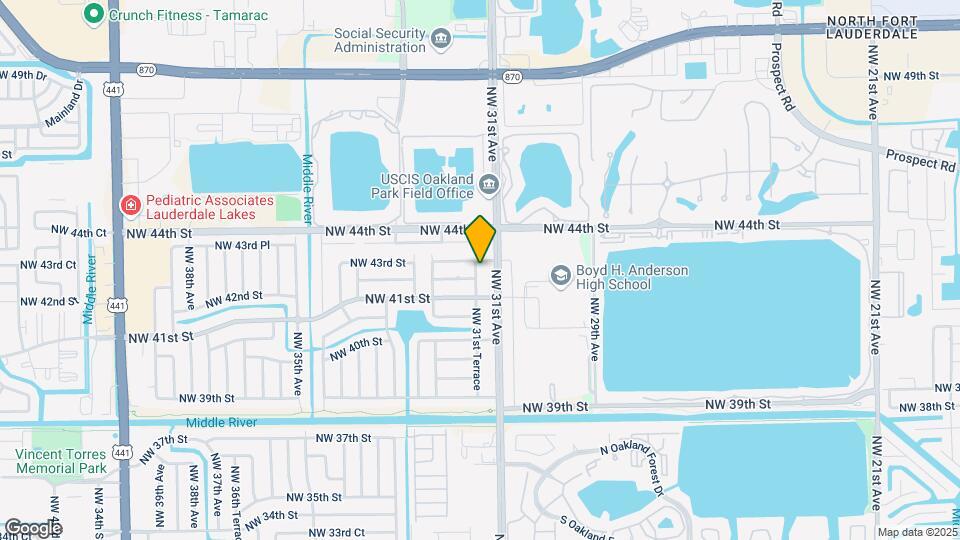 4260 NW 31st Terrace-Unit -5 Map and Location Details