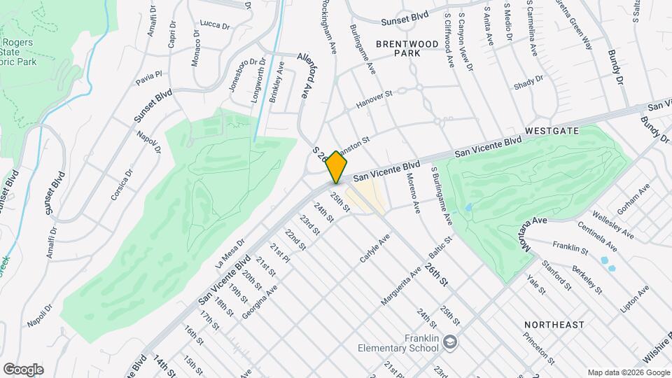 209 25th St Map and Location Details