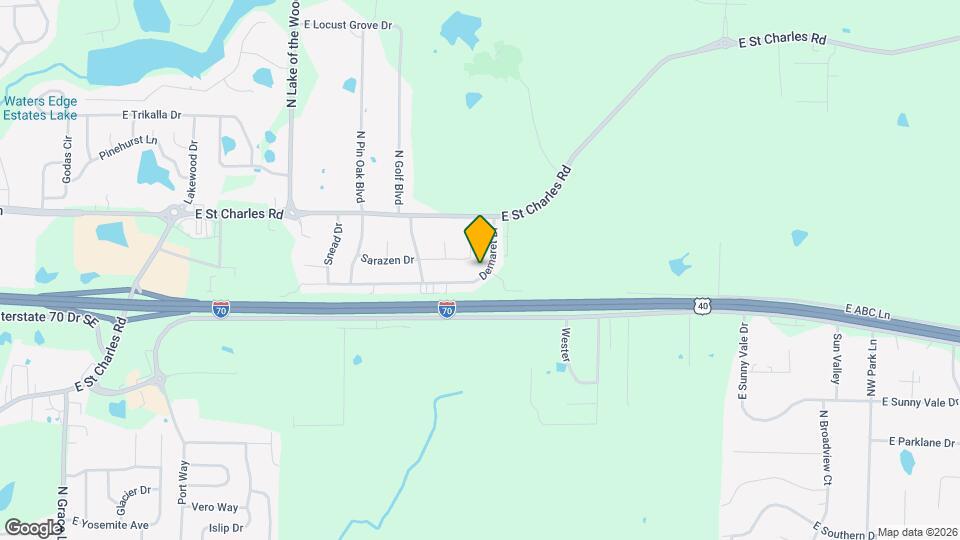 715 Demaret Dr Map and Location Details