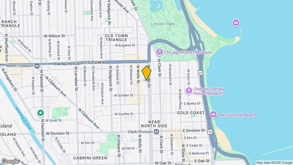 145 W Burton Pl, Unit 145 W Burton Place #1 Mapa y Detalles de la Ubicación