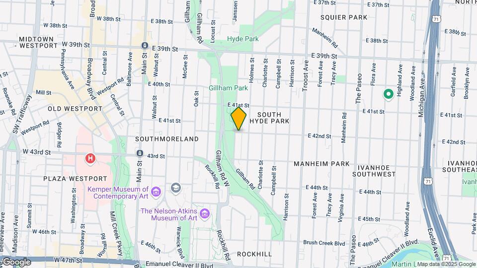 4201 Kenwood Ave Map and Location Details