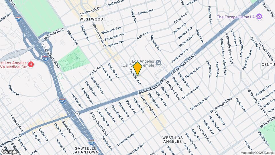1730 Glendon Ave Map and Location Details