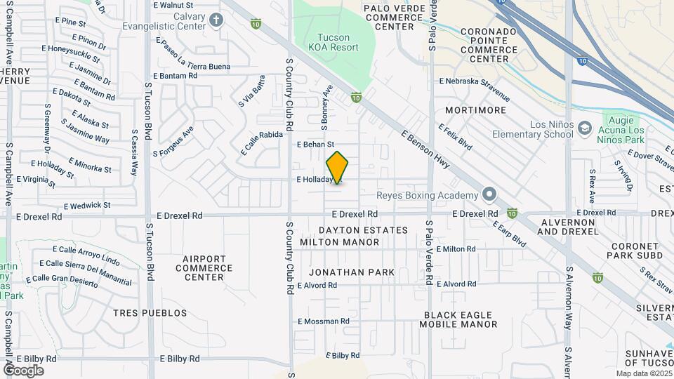 5645 S Bonney Ave Map and Location Details