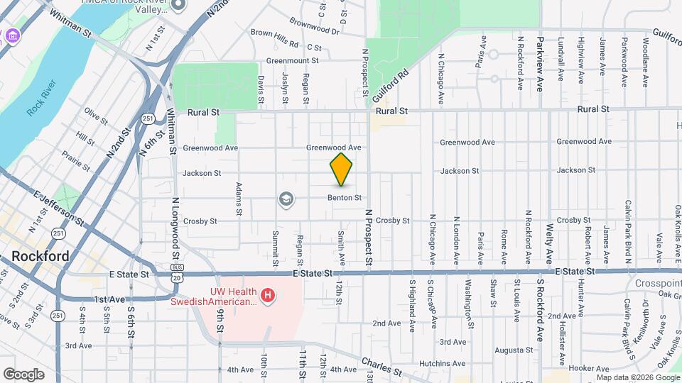 1604 Benton St Map and Location Details