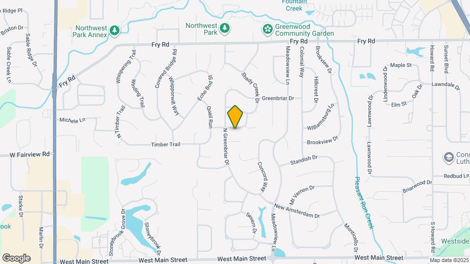 1273 W Stillwater Ln Map and Location Details