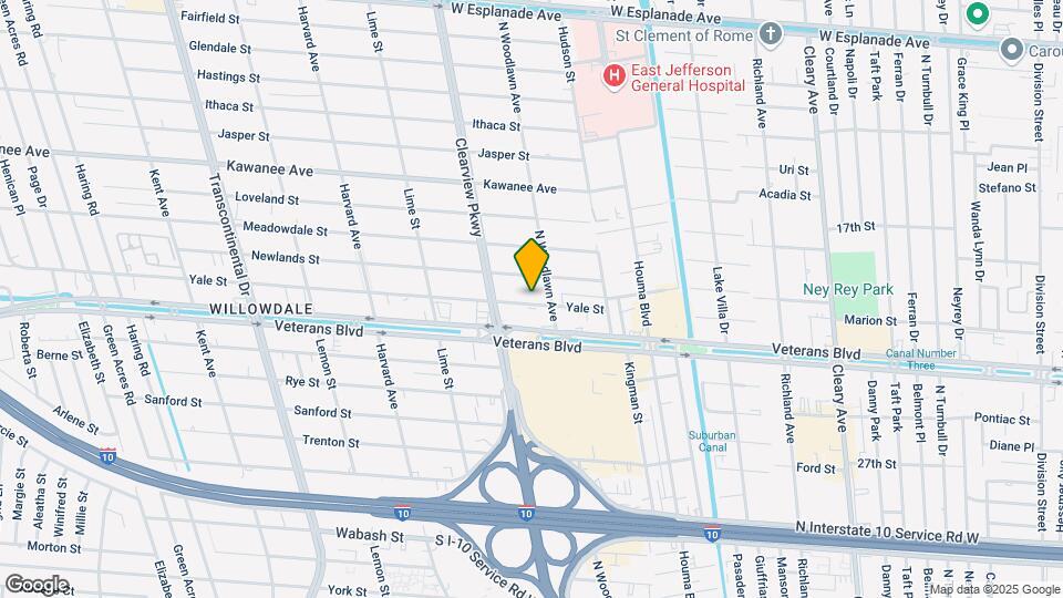 4513 Yale St Map and Location Details