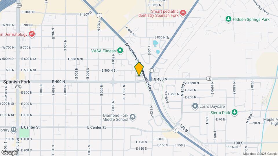 430 N 1000 E, Unit Unit 8 Mapa y Detalles de la Ubicación