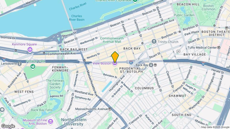 800 Boylston St Map and Location Details