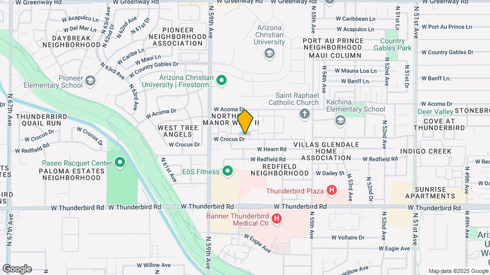 14404 N 57th Dr Map and Location Details