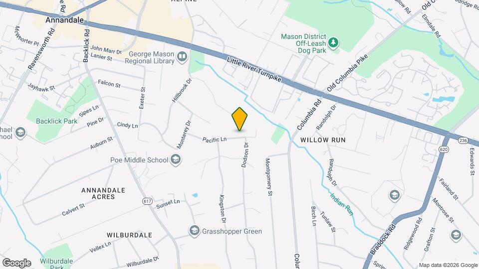 6830 Pacific Ln Map and Location Details