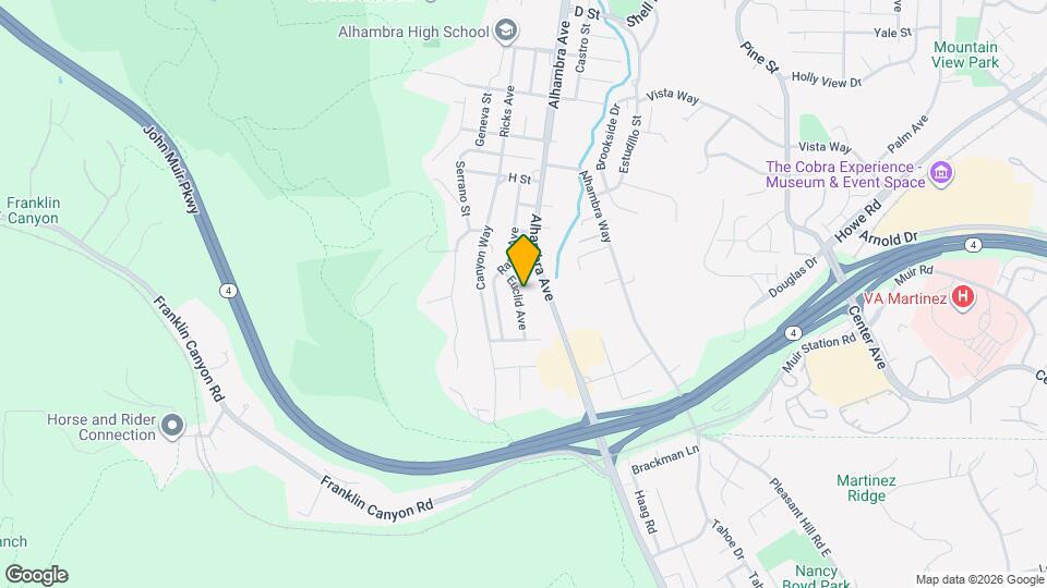 3945 Euclid Ave Map and Location Details