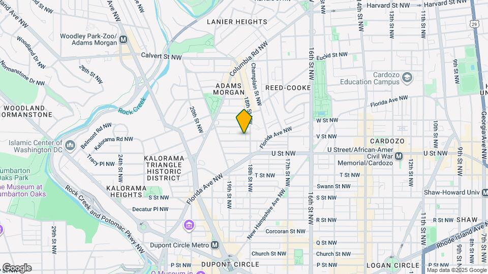 1807 California St NW Map and Location Details