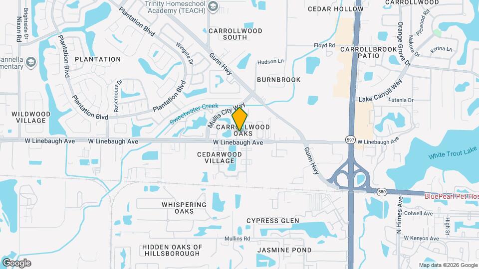 10128 Lake Oak Cir Map and Location Details