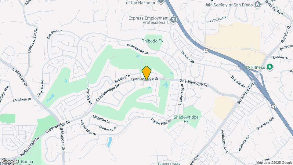 1059 Shadowridge Dr Map and Location Details