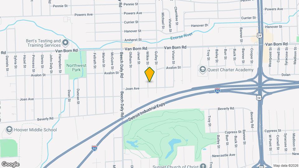 6171 Wilkie St Mapa y Detalles de la Ubicación