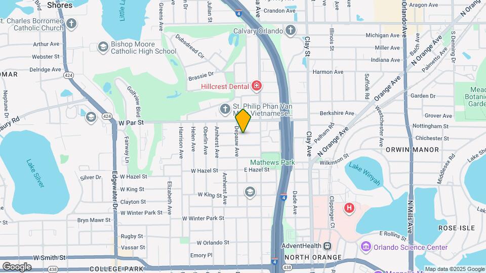 12 E Preston St Map and Location Details