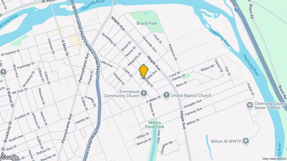 716 Spaulding St Map and Location Details
