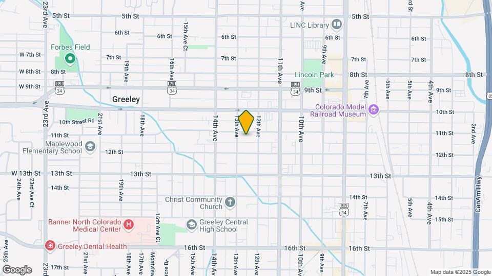 1214 11th St, Unit MainFloor Mapa y Detalles de la Ubicación