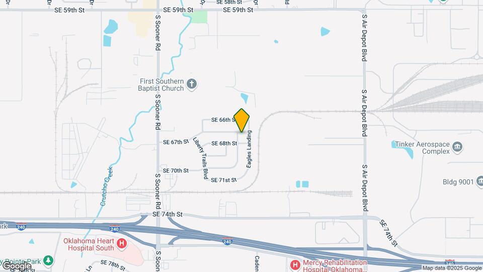 6812 Old Glory Ln Map and Location Details