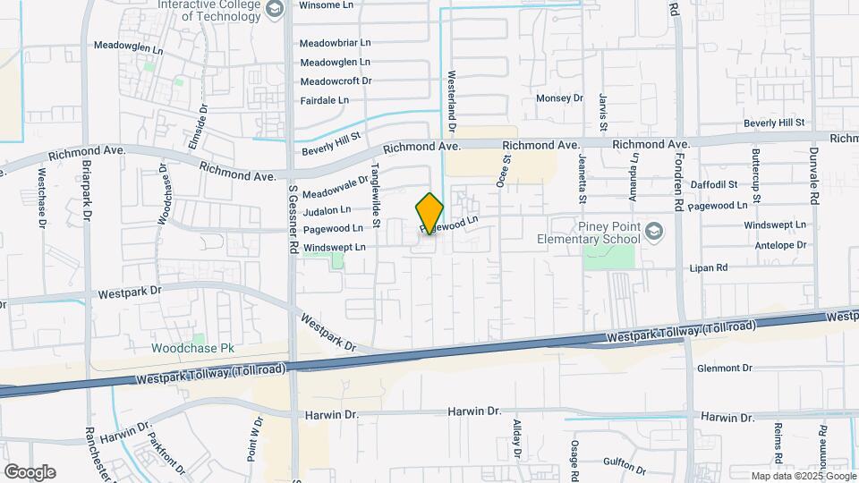 9545 Pagewood Ln Map and Location Details