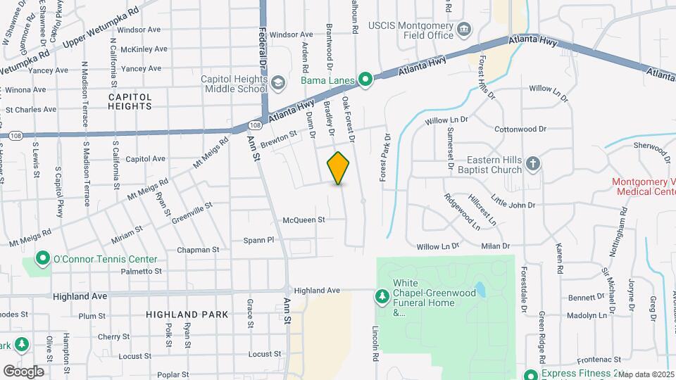 204 Bradley Dr Map and Location Details