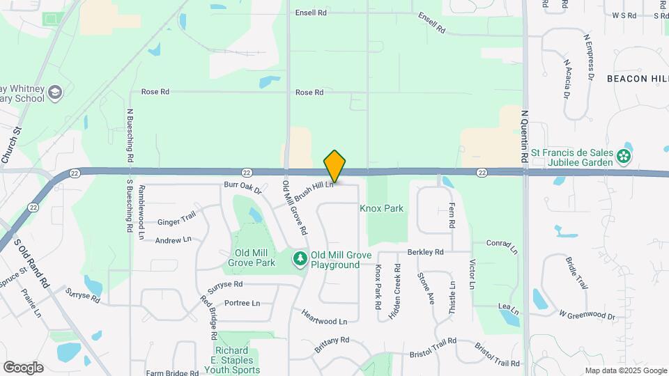 1045 Brush Hill Ln Mapa y Detalles de la Ubicación