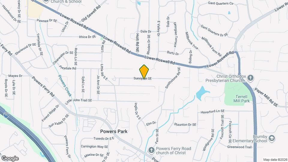 2604 Sunny Ln SE Map and Location Details