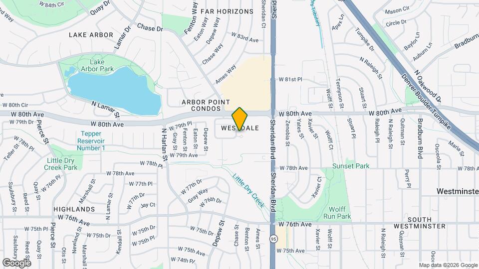 7968 Chase Cir Mapa y Detalles de la Ubicación