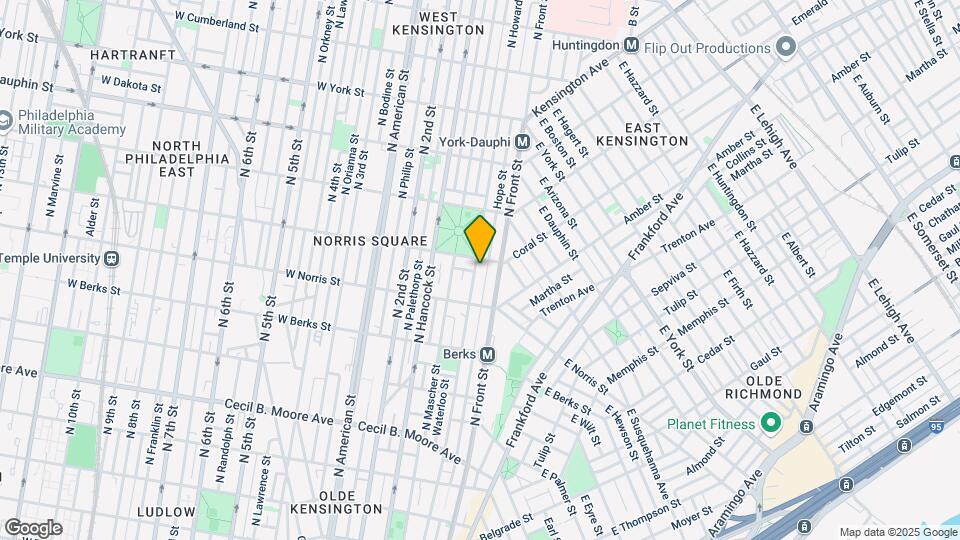 2045 N Howard St Mapa y Detalles de la Ubicación