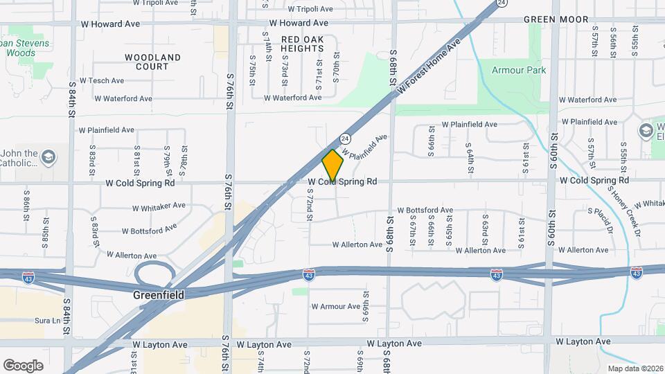 4311 S 71st St Map and Location Details