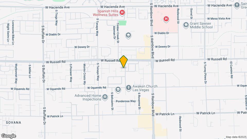 5764 Yellowcrest Ct Map and Location Details