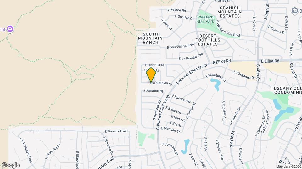 4101 E Walatowa St Map and Location Details