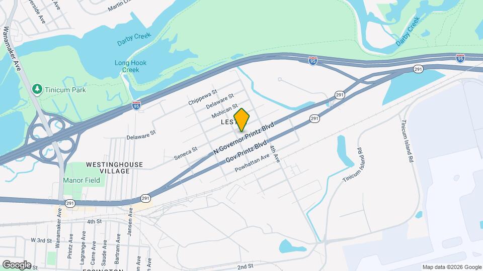 301 N Governor Printz Blvd Map and Location Details