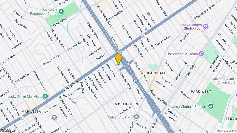 3852 Sawtelle Blvd, Unit 3rd Map and Location Details