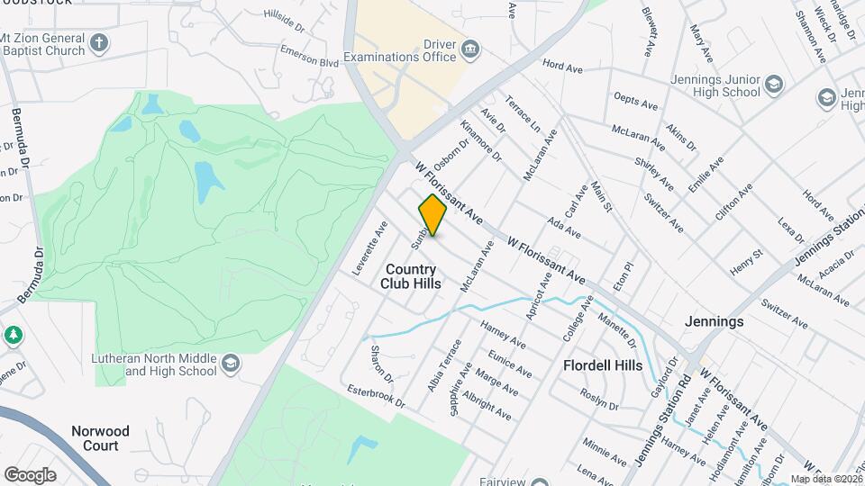 7450 Calvin Ave Map and Location Details