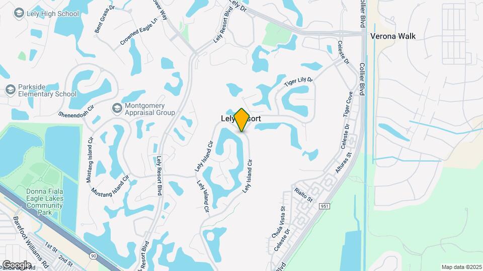 8931 Lely Island Cir Map and Location Details